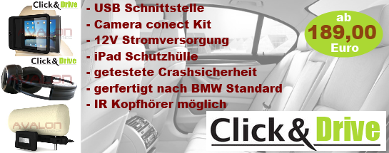 ipad halter pkw click and drive