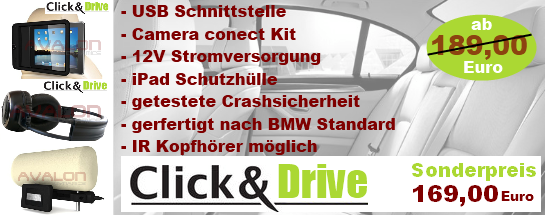 ipad halter pkw click and drive