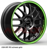 ASA AR1 Race 7 x 17 schwarz / gr�n
